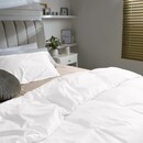 Dommelin Dommelin Drap Uni Satin 300TC Blanc 240 x 270 cm