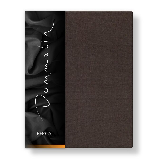 Drap-housse Dommelin Uni Percale 200TC 557 Marron 80x200/30 Drap-housse Dommelin Uni Percale 200TC 557 Marron 80x200/30
