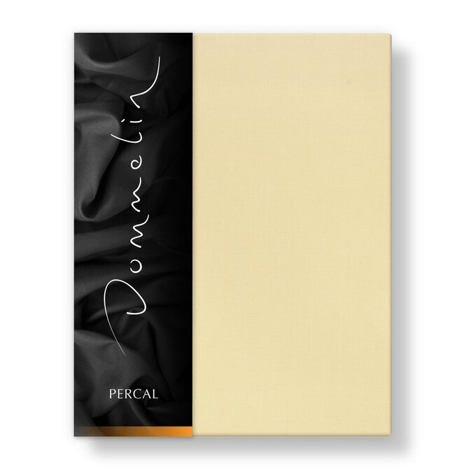 Drap-housse Dommelin Uni Percale 200TC 532 Jaune clair 160x200/30 Drap-housse Dommelin Uni Percale 200TC 532 Jaune clair 160x200/30