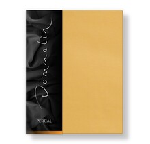 Drap-housse Dommelin Uni Percale 200TC 546 Ocre Jaune 120x200/30