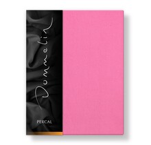 Dommelin Hoeslaken Uni Percal 200TC 578 Fuchsia 140x200/30
