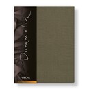 Dommelin Drap-housse Dommelin Uni Percale 200TC 589 Olive 120x200/30