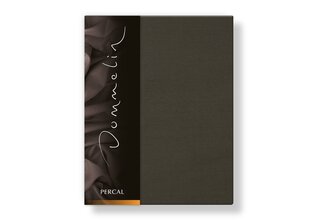 Drap-housse Dommelin Uni Percale 200TC 508 Argile 120x200/30