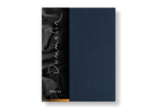 Drap-housse Dommelin Uni Percale 200TC 540 Bleu Nuit 200x200/30