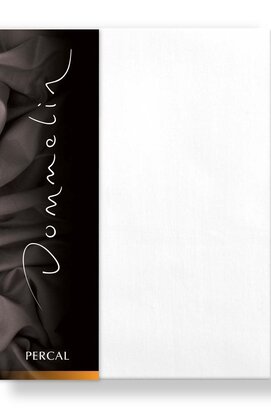 Drap-housse Dommelin Uni Percale 200TC 510 Blanc 120x220/30