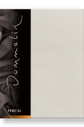 Drap-housse Dommelin Uni Percale 200TC 516 Beige 210x210/30