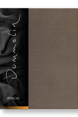 Drap-housse Uni Percale 200TC 534 Muscade 90x220/30