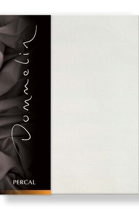 Drap-housse Dommelin Uni Percale 200TC 528 Écru 140x220/30