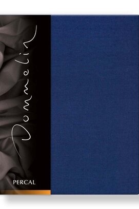 Drap-housse Dommelin Uni Percale 200TC 524 Marine 140x220/30