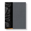 Dommelin Drap-housse Dommelin Uni Percale 200TC 555 Gris Éléphant 100x210/30