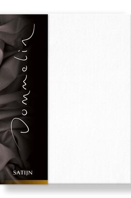 Drap-housse Dommelin Uni Satin 300TC 510 Blanc 200x200/30