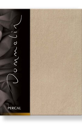 Drap-housse Dommelin Uni Satin 300TC 549 Café 160x200/30