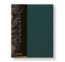 Drap-housse Uni Satin 300TC 536 Vert antique 100x220/30