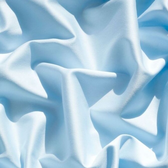 Drap-housse Dommelin Uni Satin 300TC 529 Bleu Clair 80x210/30