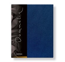 Dommelin Hoeslaken Uni Satijn 300TC 524 Navy 120x220/30