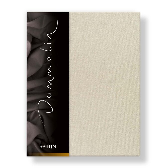 Drap-housse Dommelin Uni Satin 300TC 518 Camel 200x200/30