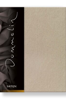 Dommelin Hoeslaken Uni Satijn 300TC 514 Kaki 120x200/30