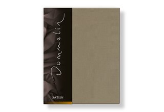 Drap-housse Dommelin Uni Satin 300TC 512 Taupe 100x200/30