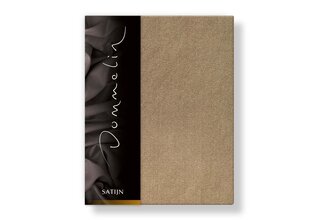 Drap-housse Dommelin Uni Satin 300TC 574 Cappuccino 160x200/30
