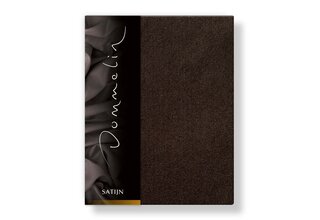 Drap-housse Dommelin Uni Satin 300TC 575 Choco 90x210/30