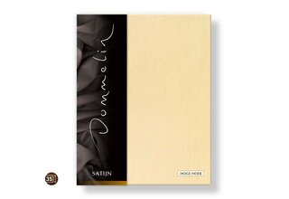 Drap-housse Uni Satin 300TC 532 Jaune clair 140x200/30