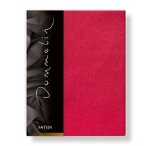 Drap-housse Dommelin Uni Satin 300TC 579 Cerise 90x210/30