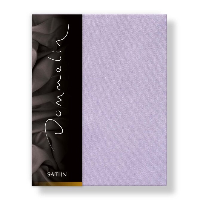 Drap-housse Uni Satin 300TC 581 Lilas 180x200/30
