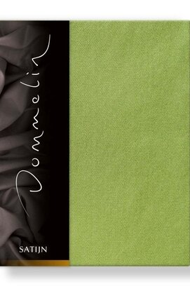 Dommelin Hoeslaken Uni Satijn 300TC 586 Groen 100x200/30