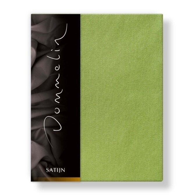 Drap-housse Dommelin Uni Satin 300TC 586 Vert 140x200/30