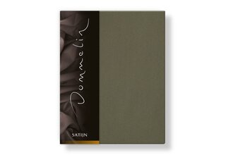 Drap-housse Uni Satin 300TC 589 Olive 100x200/30