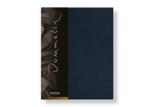 Drap-housse Uni Satin 300TC 540 Bleu Nuit 90x220/30