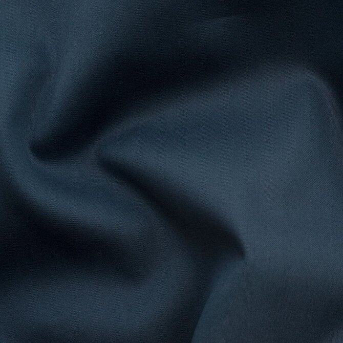 Drap-housse Uni Satin 300TC 540 Bleu Nuit 200x200/30
