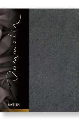 Drap-housse Uni Satin 300TC 585 Gris Foncé 160x200/30