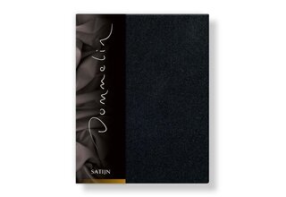 Drap-housse Uni Satin 300TC 533 Noir 200x210/30