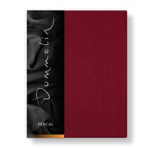 Dommelin Laken Uni Percal 200TC 580 Rosso 160x270 cm