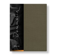 Dommelin Drap Uni Percale 200TC 589 Olive 160x270 cm