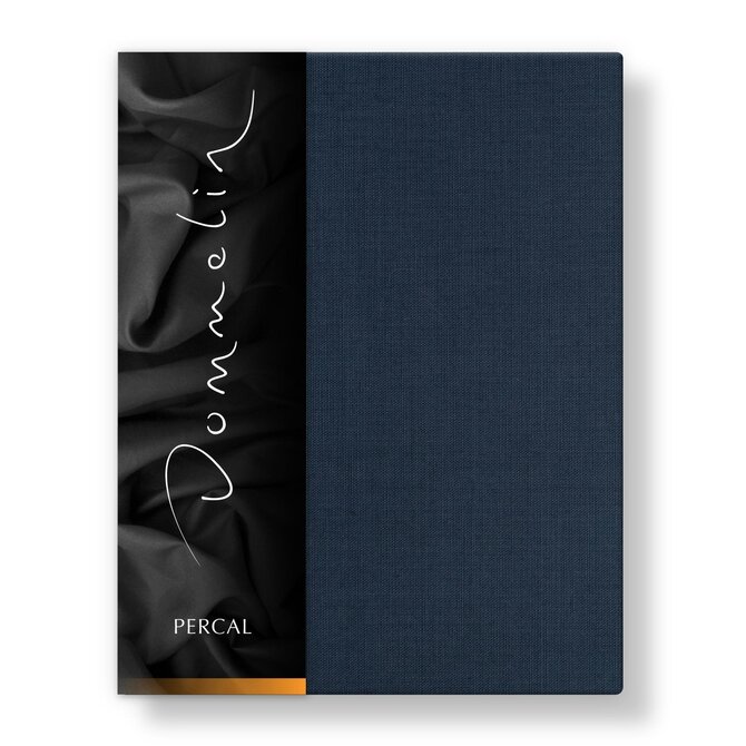 Dommelin Drap Uni Percale 200TC 540 Bleu Nuit 240x270 cm