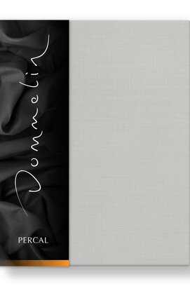 Dommelin Drap Uni Percale 200TC 523 Argent 160x270 cm
