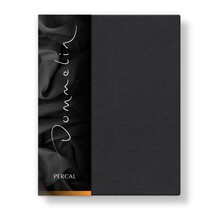 Dommelin Drap Uni Percale 200TC 556 Charbon 160x270 cm