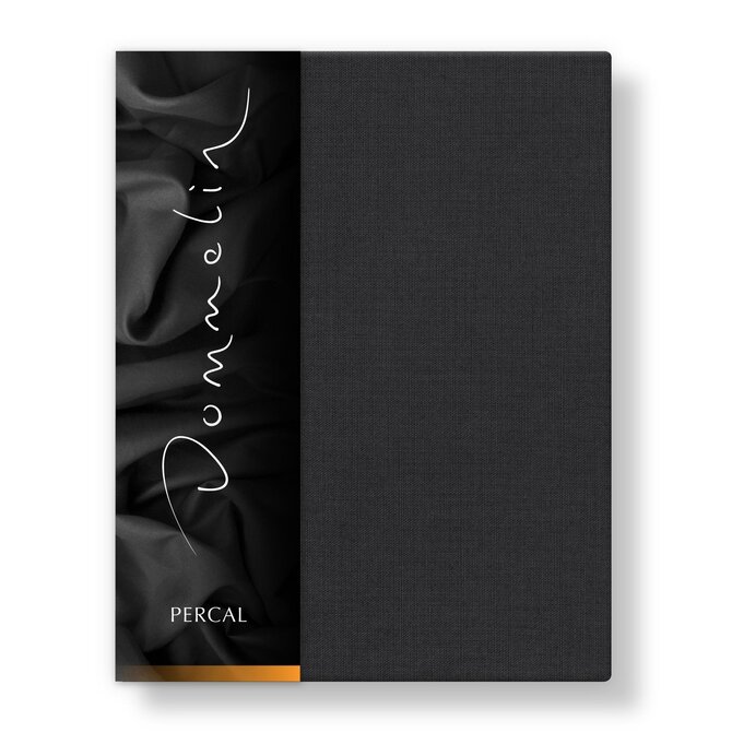 Dommelin Drap Uni Percale 200TC 556 Charbon 200x270 cm