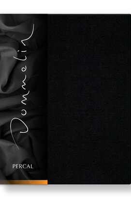 Dommelin Drap Uni Percale 200TC 533 Noir 200x270 cm
