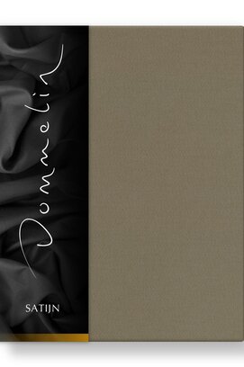 Dommelin Drap Uni Satin 300TC 512 Taupe 160x270 cm