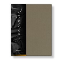 Dommelin Drap Uni Satin 300TC 512 Taupe 200x270 cm