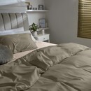 Dommelin Dommelin Drap Uni Satin 300TC 512 Taupe 200x270 cm