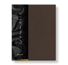 Dommelin Drap Uni Satin 300TC 557 Marron 270x300 cm