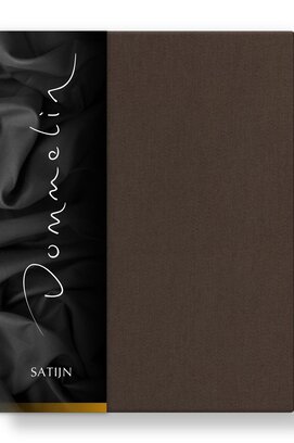 Dommelin Drap Uni Satin 300TC 557 Marron 270x300 cm