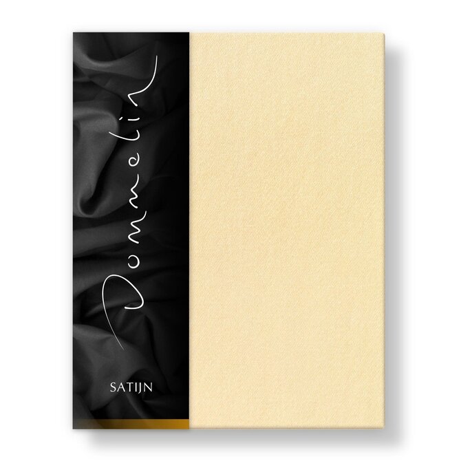 Dommelin Drap Uni Satin 300TC 532 Jaune Clair 240x270 cm