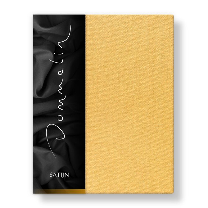 Dommelin Drap Uni Satin 300TC 546 Ocre Jaune 240x270 cm