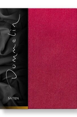 Dommelin Drap Uni Satin 300TC 579 Cerise 160x270 cm