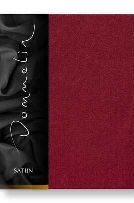Dommelin Laken Uni Satijn 300TC 580 Rosso 160x270 cm